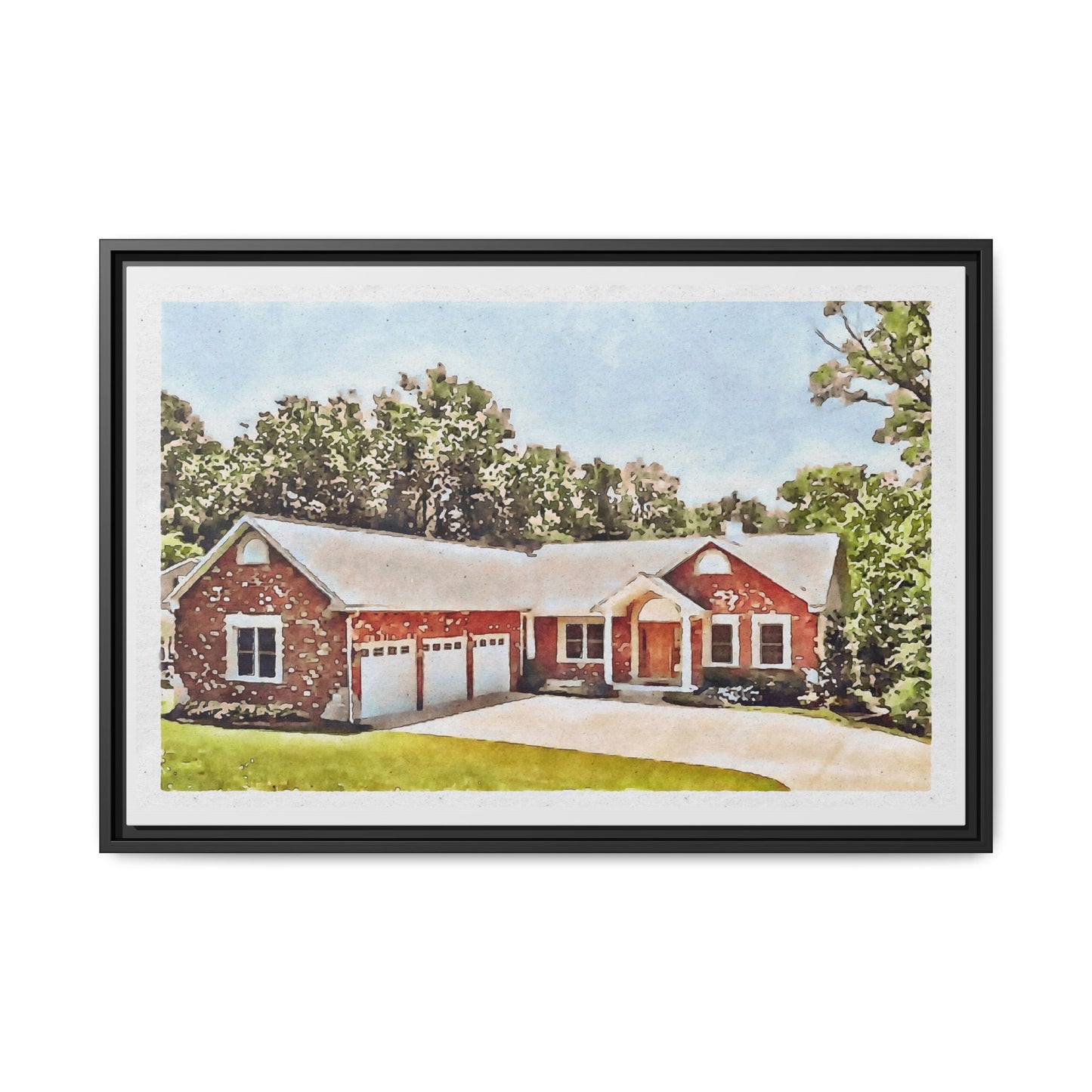1810 Thursby - Matte Canvas, Framed